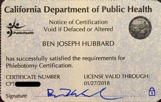 do phlebotomist need a license