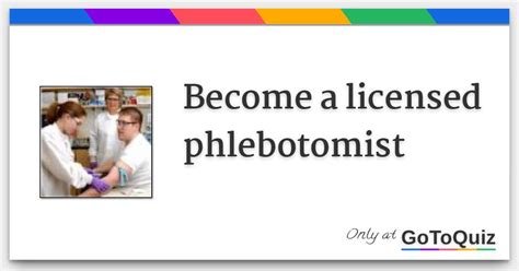 do you need a license to be a phlebotomist