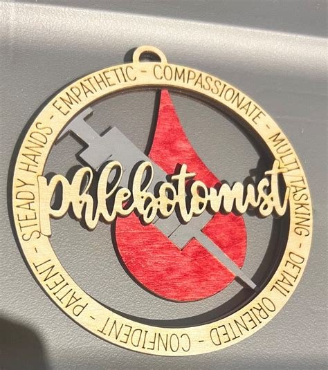 phlebotomist christmas ornaments