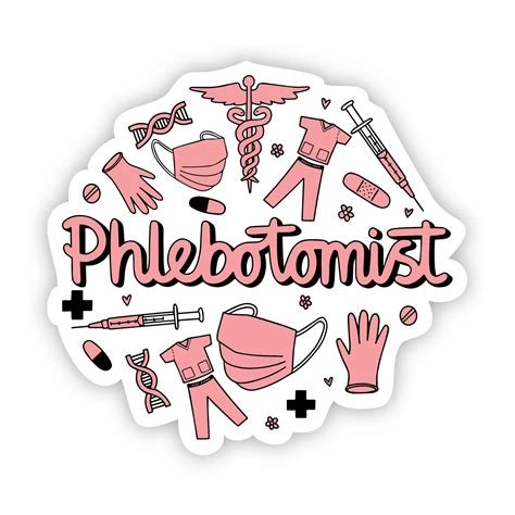 phlebotomist stickers